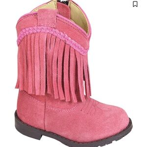 Light red Fringe Cowboy Boots